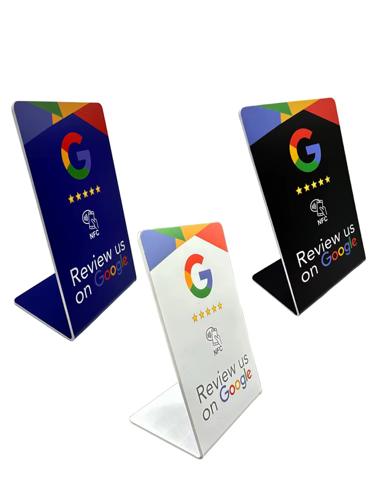Google review NFC stands